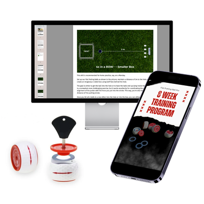 flat golf ball training program product photo