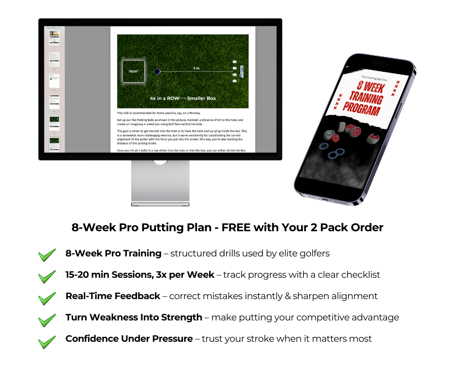 Flat golf ball training program